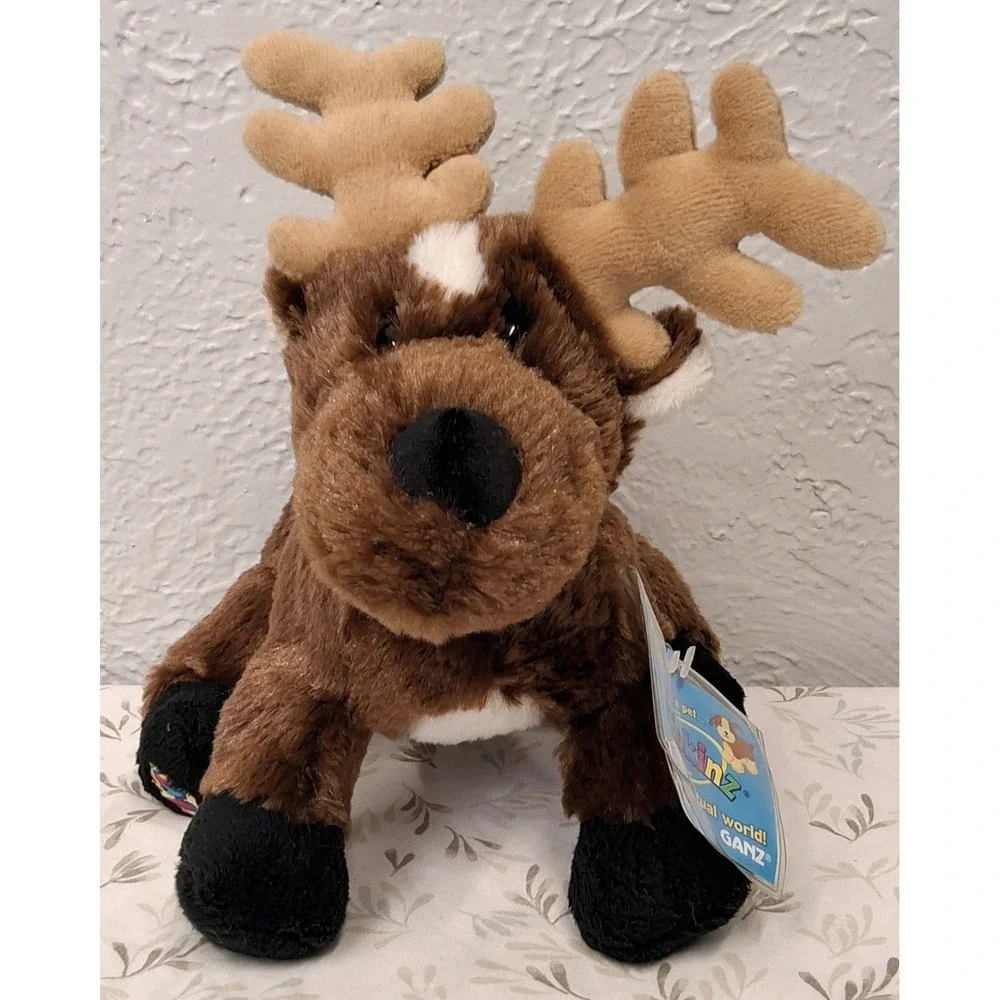 Ganz Webkinz Reindeer plush HM137 8
